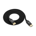 Displayport Cable 10Ft With Cotton Jacket 1 2A 4K 60 75Hz 4