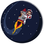 Sloth Astronaut Space Rocket Cute Funny Gift Grip And Stand For Phones And Tablets