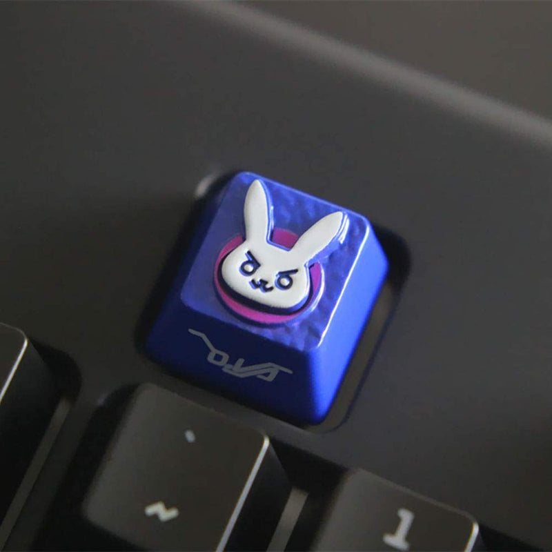 Mugen Dva Blue Custom Overwatch Gaming Keycaps For Cherry Mx Switches Fits Most Mechanical Keyboards With Keycap Puller