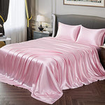 Silky Soft Satin Bed Sheets Full Twin Xl Twin