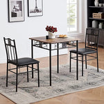 Dining Room Wooden Kitchen Table And Pu Cushion Chair Sets