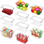 Food Storage Bins with Handle for Refrigerator