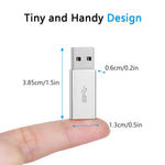 Electop Usb 3 1 Type C Female To Usb A Male Adapter 2 Pack Type A To C Usb 3 1 Female To Usb A Female Adapter Converter Support Data Sync And Charging