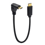 Poyiccot 90 Degree Usb C Male To Female Cable 30Cm 60Cm 90 Degree Usb C To Usb C Cable 30Cm
