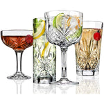 Drinkware Mixology Set Gin Glasses Collins Tall Glasses Bar Cups And Champagne Coupes 8 Pieces