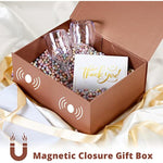Gift Box 9" X 7" X 4" with Magnetic Closure Lid for Gift Packaging