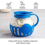 Micro Pop Microwave Popcorn Popper With Temperature Safe Glass