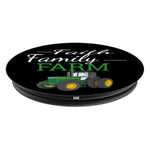 Faith Family Farm Green Tractor Grip And Stand For Phones And Tablets
