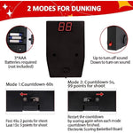 Mini Basketball Hoop For Door With Electronic Scoreboard 4 Balls Air Pump Included