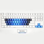 Gradient Color Keycap 37 Pbt Double Shot Injection Backlit Keycaps Replacement For Cherry Ikbc Noppoo Ducky Mechanical Gaming Keyboardsdeep Sea Gradient Color 1