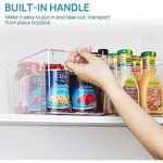 Food Storage Bins with Handle for Refrigerator