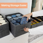 Drawers Organizer Grid Storage Box for Jeans, Pants, Sweater & T-shirts