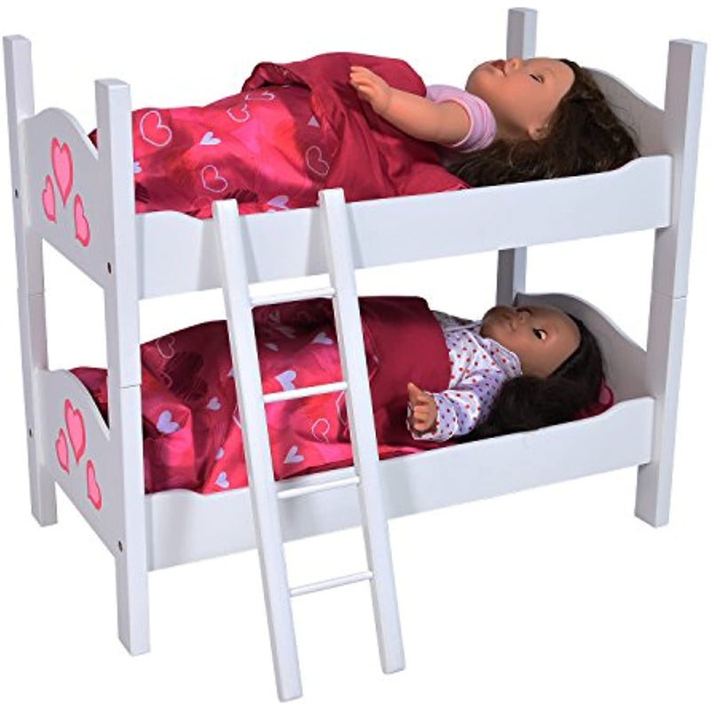 Bunk Bed For Twin Dolls Fits 18 Inch Dolls
