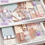 Wide Makeup Vanity Storage Bins