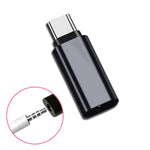 Cablecc Type C To 3 5Mm Earphone Adapter Usb C 3 1 Male To Aux Audio Female For Xiaomi 6 Mi6 Letv 2 Pro 2 Max2 Black
