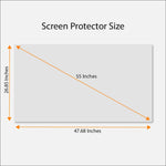 Anti Blue Light Screen Protector For 55 Inches Tv Filter Out Blue Light That Relieve Computer Eye Strain And Help You Sleep Better