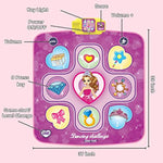 Touch Play Electronic Dance Pad With Led Lights For 3 4 5 6 7 8 9 Year Old Kids