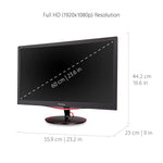 Viewsonic Vx2458 Mhd 24 Inch 1080P 1Ms 144 Hz Gaming Monitor With Freesync Premium Flicker Free And Blue Light Filter Hdmi And Dp