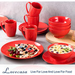 Dinnerware Set For 4 16 Piece Dishes Dinner Sets