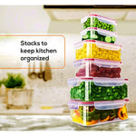 Plastic Food Containers Pack Of 24