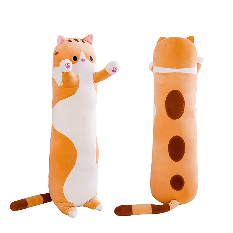 Cartoon Cat Ow Cat Toys Stuffed Animals Cat Doll Long Cat Ow Home Decor Gift Doll Birthday Gifts70Cm 27 6 Brown