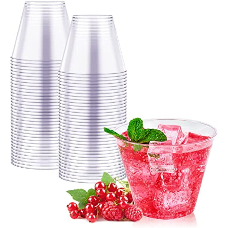 10 Oz Clear Disposable Plastic Cups For Wedding Thanksgiving Mothers Day Christmas Party