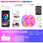 Bluetooth App Control Led Rope Lights With Remote