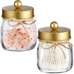 Mason Jar Decor Bathroom Vanity Storage Organizer Canister