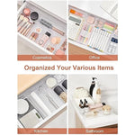 Drawer Organizer with Non-Slip Silicone Pads