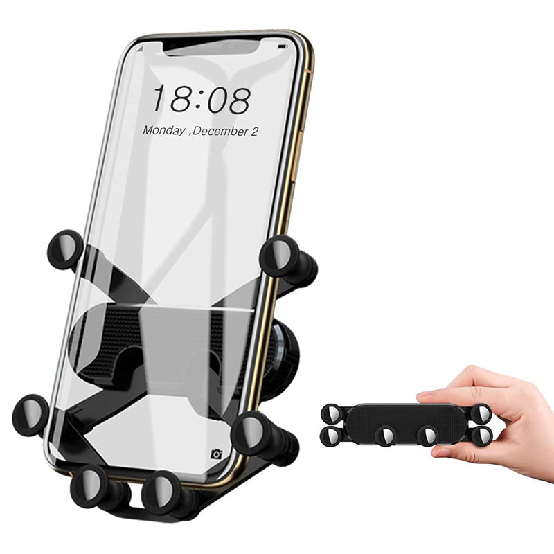 Air Vent Phone Hoder Premiuma Car Vent Phone Holder One Handed One Second Operation Gravity Phone Holder Compatible With All Iphone And Smart Phones Supports Phone Cases
