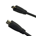 Seadream High Speed Micro Hdmi Male To Micro Hdmi Male Cable Micro Hdmi Type D Male To Male Cable Gold Plated Black 6Feet