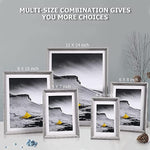 Wall Gallery Photo Frame for Tabletop Display and Wall Mounting Décor