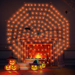 Halloween Decorations 6.6Ft Diameter 208 LED Halloween Lights with 8 Modes