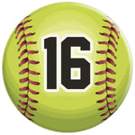 Softball 16 Softball Number 16 Grip And Stand For Phones And Tablets