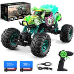 Large Scale Dinosaur Monster Rc Trucks With 2 Batteries