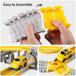 Construction Car And Flexible Track Playset