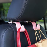 Universal 4 Pack Car Seat Headrest Hook Hanger for Handbag, Purse & Coat 