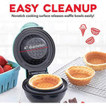 Mini Waffle Bowl Maker For Breakfast Burrito Bowls