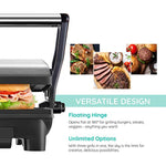 Stainless Steel Non Stick Panini Press Grill Gourmet Sandwich Maker