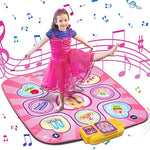 Touch Play Electronic Dance Pad With Led Lights For 3 4 5 6 7 8 9 Year Old Kids