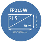 Kensington Fp215W Privacy Screen For 21 5 Inch 16 9 Aspect Ratio Widescreen Monitors K55797Ww