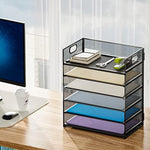 Mesh Desk File Organizer with Handle