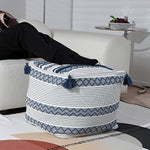 Braided Handwoven Casual Ottoman Pouf Cover