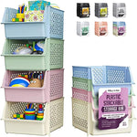 Plastic Stackable Storage Bins for Food