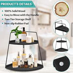 Corner Storage Shelf Counter Standing Rack for Bathroom