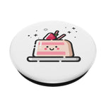 Happy Slice Of Cake White Grip And Stand For Phones And Tablets