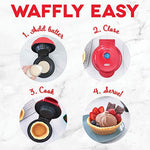 Mini Waffle Bowl Maker For Breakfast Burrito Bowls