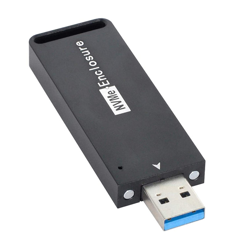 Cablecc Usb 3 1 Gen2 10Gbps To Nvme Pci E M Key Solid State Drive External Enclosure 2230 2242Mm