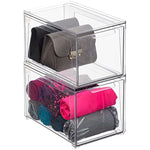 Plastic Stackable Closet Storage