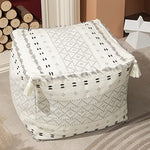 Braided Handwoven Casual Ottoman Pouf Cover